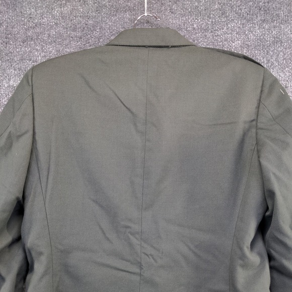 U.S. Army Serge Green Military Dress Uniform Coat Green Size 36 Poly Wool Blend - Picture 6 of 13
